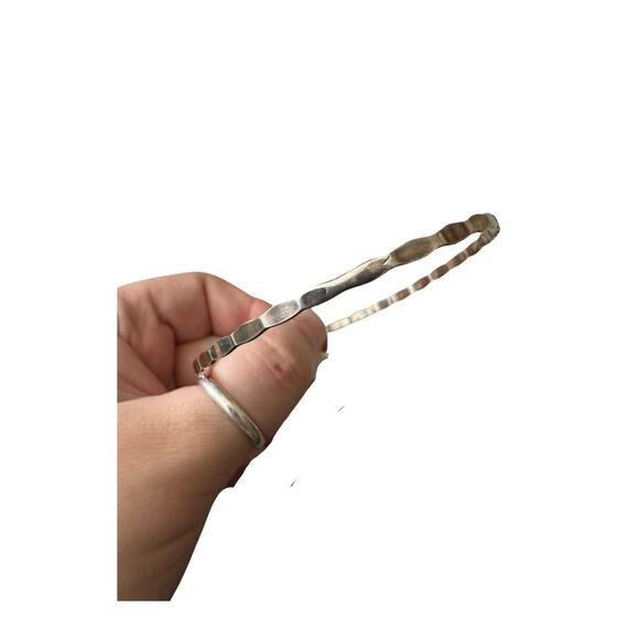 Sterling Silver Thin Bangle Bracelet Stacker - Picture 5 of 7